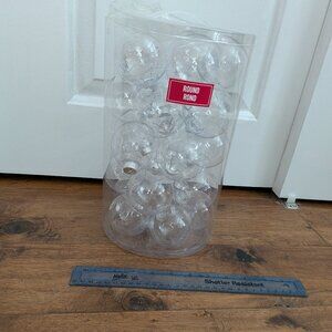 Make Market DIY plastic Christmas ornaments, 25 pc